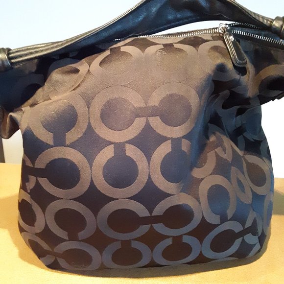 Coach Kristin Op Art Sateen Large Hobo bag - Picture 2 of 9
